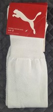 Calcetín de fútbol/fútbol Puma, blanco. Puma Talla 2. US 3.5 - 6