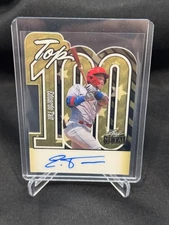 2025 Leaf Metal Eduardo Tait Top 100 Prospect Rookie Auto #1/1 Gold Vinyl