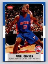 2007-08 Fleer #2 Amir Johnson Detroit Pistons