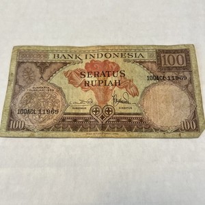 INDONESIA 100 RUPIAH ,  1959 
