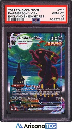 Pokemon 2021 Umbreon VMAX 215/203 Alt Art Evolving Skies GEM MINT PSA 10