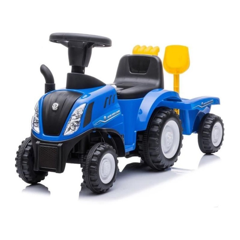 Draisienne tracteur New Holland T7 Buddy Toys jouet plein air avec klaxon et roues stables