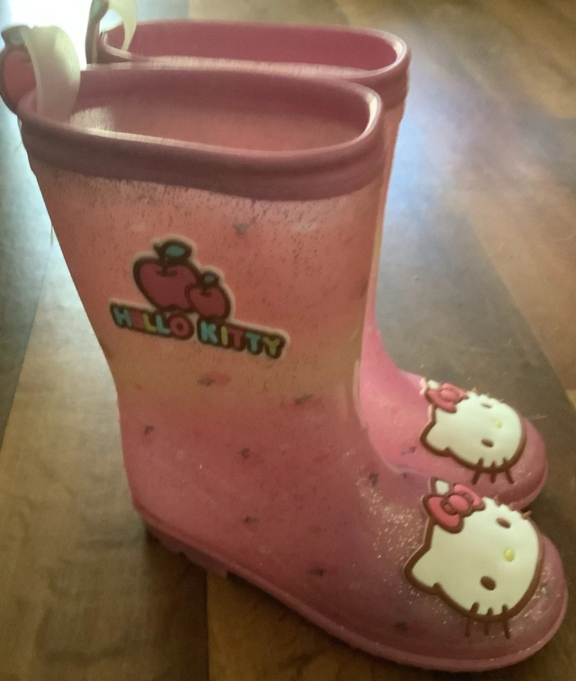 Hello Kitty New Boots Rain Boots Size 12 Kids Girls New - Image 2 of 4