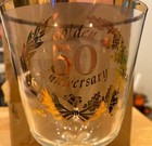 50th Golden Anniversary Glass  — photo 5