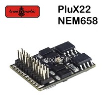 tOm Décodeur Lokommander II mini PluX22 DCC  - Railcom ABC