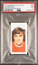 GEORGE BEST 1971 Barratt & Co. Ltd Famous Sportsmen #38 PSA 7 LOW POP