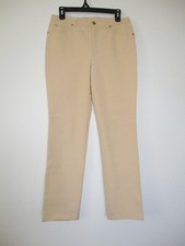 ESCADA Pants Beige Cotton Stretch 5 Pocket Jeans 38 LKNEW