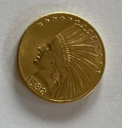 1932 GOLD UNITED STATES $10 DOLLAR INDIAN HEAD UNCIRCULATED MS?? YOU GRADE