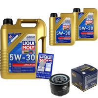 Inspektionskit Filter Liqui Moly ÖL 7L 5W-30 FüR Nissan Note E11 NE11 1.5 Dci