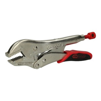 KS Tools Gripzange mit Easy-Release gerade Backen,40mm,L=175mm