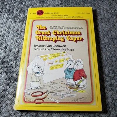 The Great Christmas Kidnaping Caper Jean Van Leeuwen 1981 Dell Yearling Book