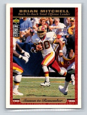 1996 Collector's Choice #79 Brian Mitchell Washington Redskins