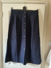 Boden " tomasina" linen midi skirt 14L