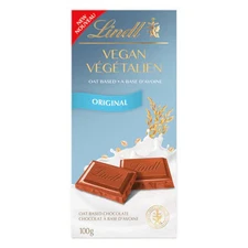 Lindt Vegan Original Chocolate Bar, 100g/3.5 oz
