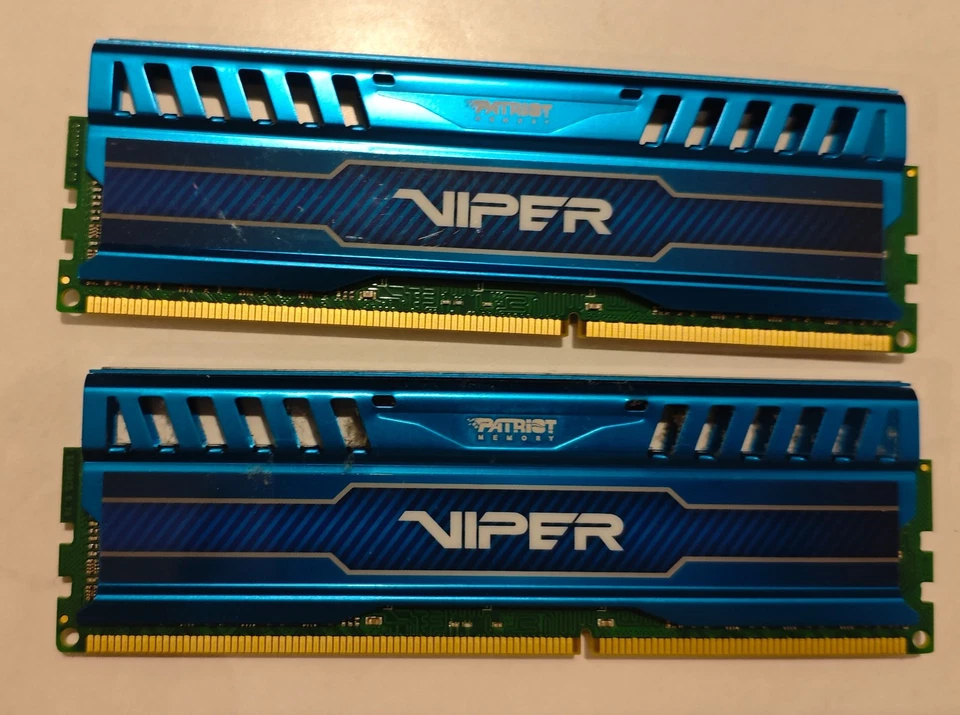Patriot Viper 3 8GB (2 x 4GB) DDR3 1600 (PC3 12800) Desktop Memory Model PV38G16 - Image 2 of 2