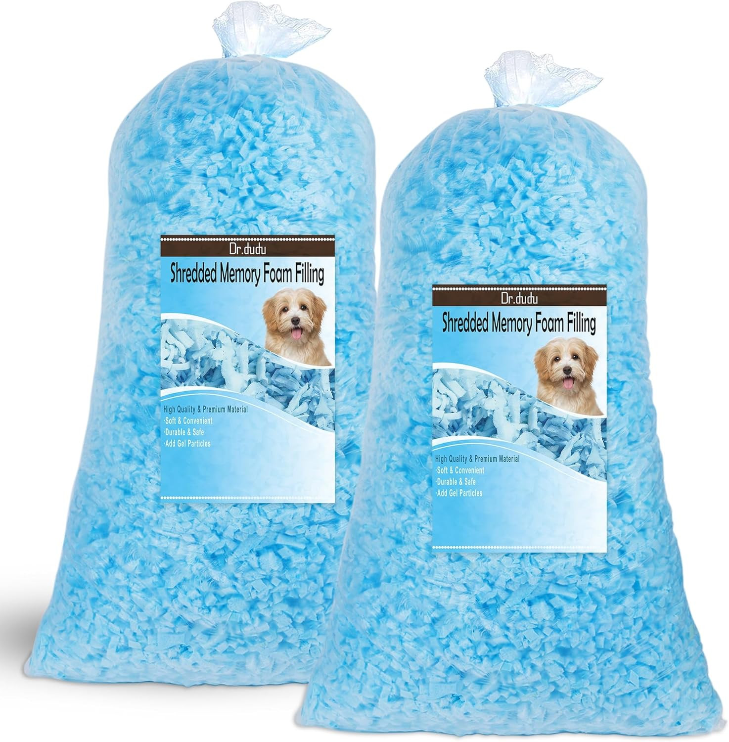 5Lbs Shredded Memory Foam Filling for Bean Bag Filler, Soft 