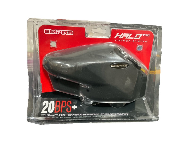 NEW Empire Halo Too Paintball Hopper w/ Built-In Rip Drive - Matte Black