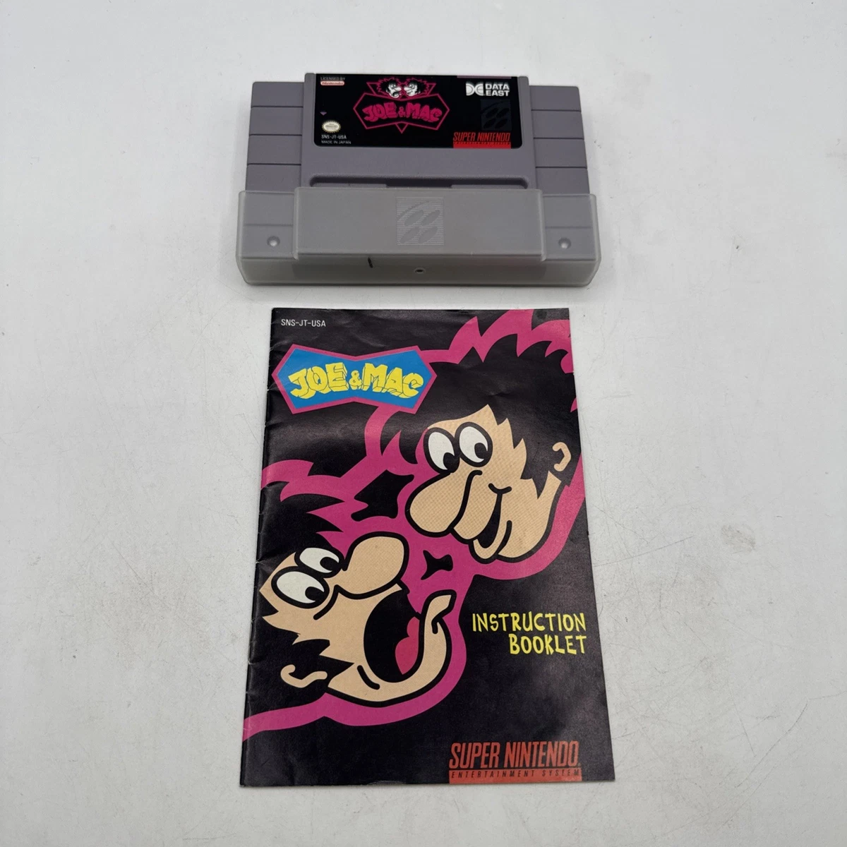 Joe & Mac Nintendo SNES Video Games for sale | eBay