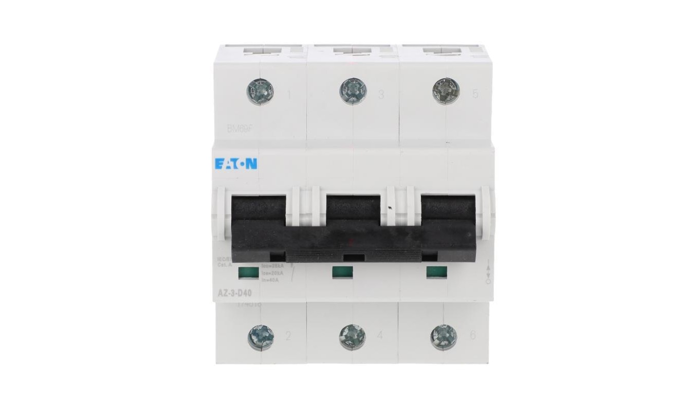 3P D 40A Overcurrent Switch 25kA AC AZ-3-D40 174518