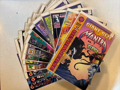 MANTRA 16 Comic Lot - Malibu Ultraverse 1993 Series