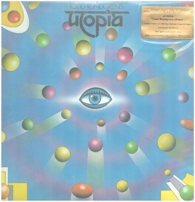 LP Utopia Todd Rundgrens.. STILL SEALED, 180G, BLUE MARBLED, LTD, NUMBERED