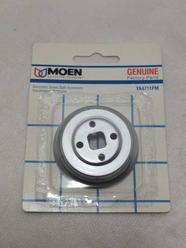 5x Moen Decorator Series Bath Accessory YA4711PM Escutcheon Platinum Lot- New. - Picture 3 of 4