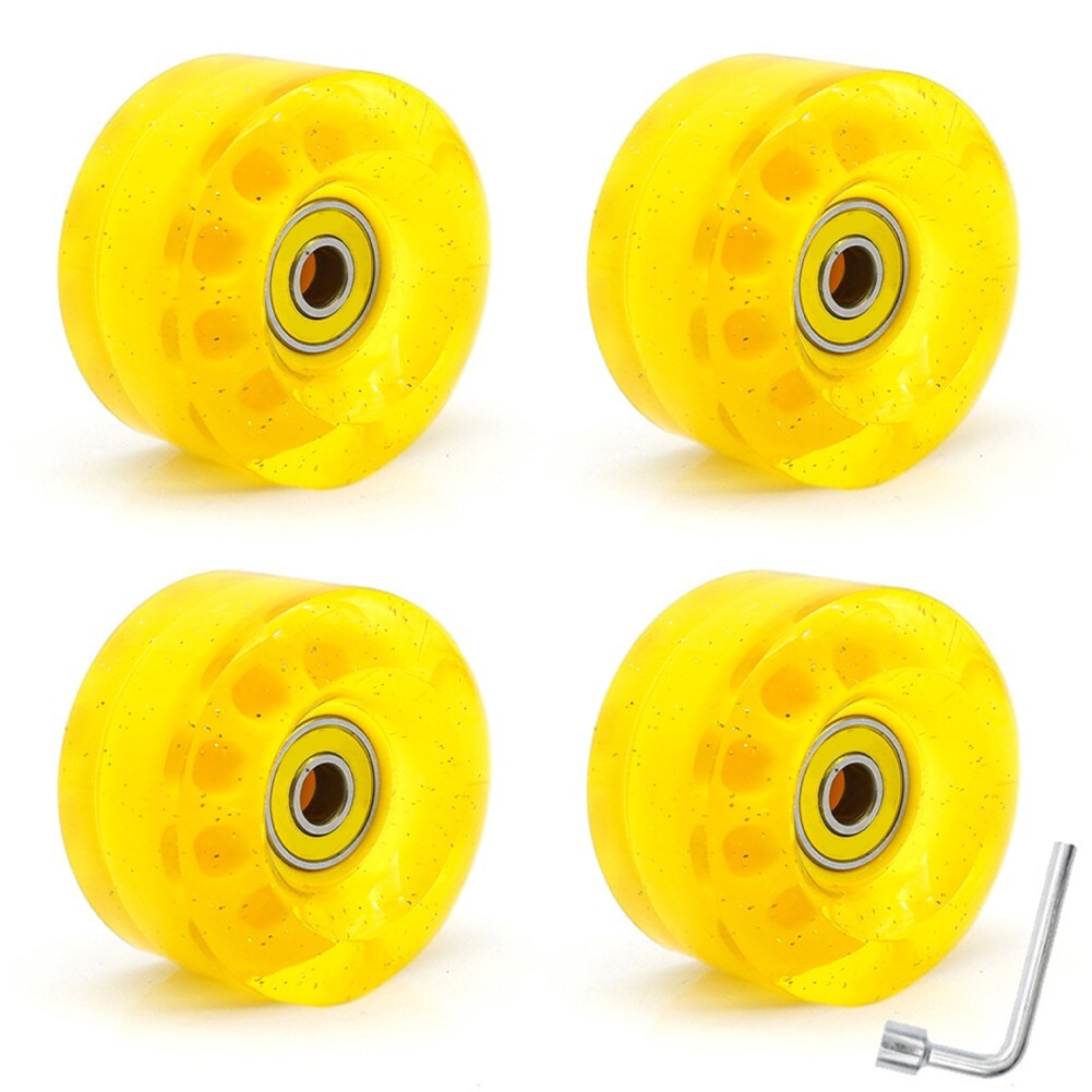 Polyurethane Polymer Roller Skate Wheels for Optimal Shock Absorption 8pcs eBay