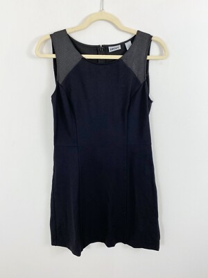 DKNY Black Shift Dress Size 6 Sleeveless Basic Classic LBD Funeral | eBay