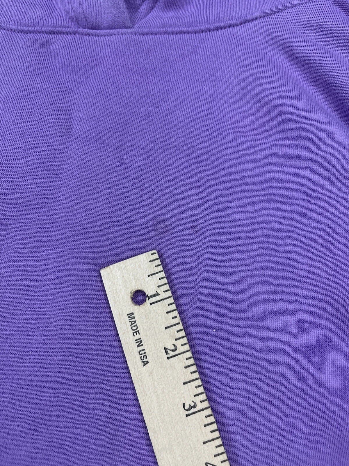 UNDERCOVER Felpa con cappuccio Victorias Secret Chloe Halle ROSA viola SPELL OUT ritagliata XL