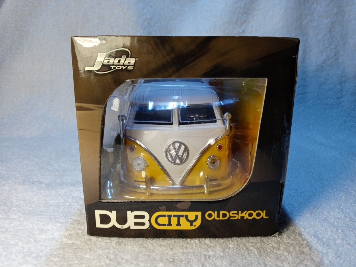 1962 ORANGE/YELLOW VW BUS VAN JADA TOYS DUB CITY OLDSKOOL | eBay