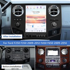 12.1 Tesla Style Touch Screen Car Radio Stereo For Ford F250 F350 2009-2012