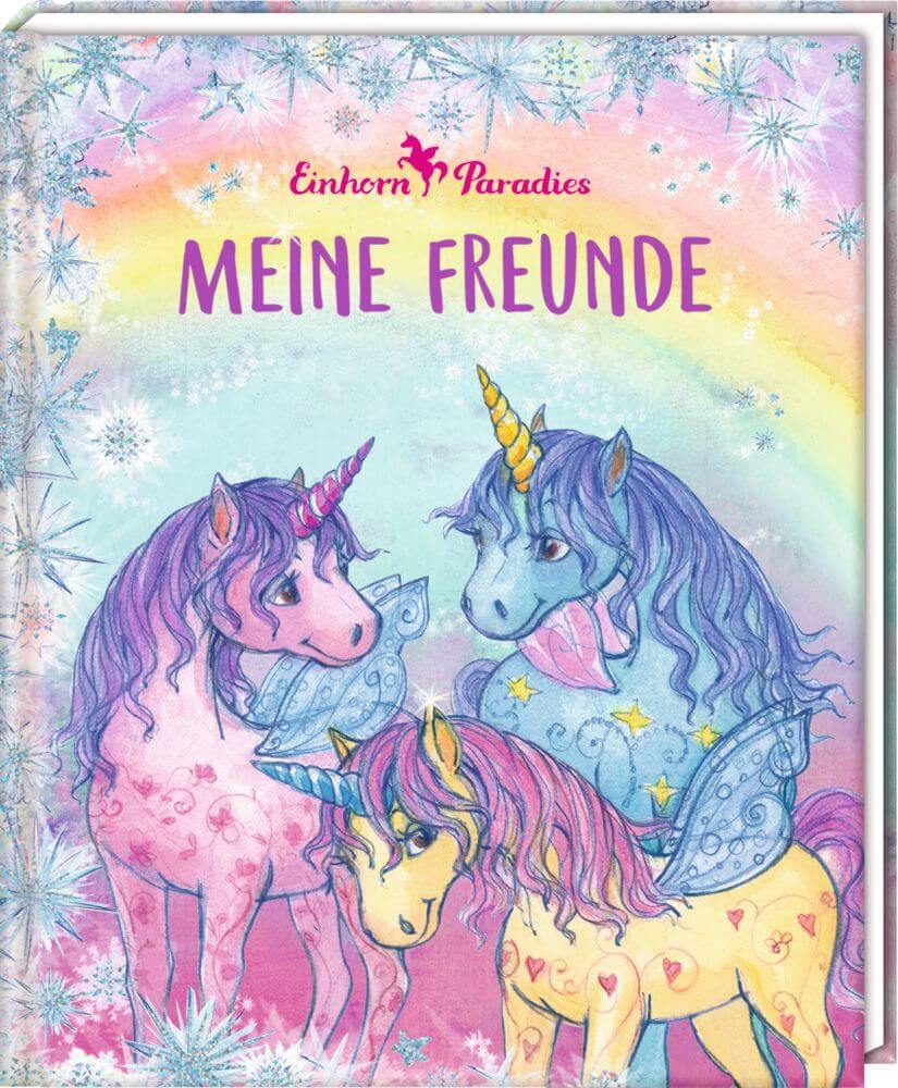 Thumbnail - Freundebuch - Meine Freunde - Einhornparadies, Gebundenes Buch, 96