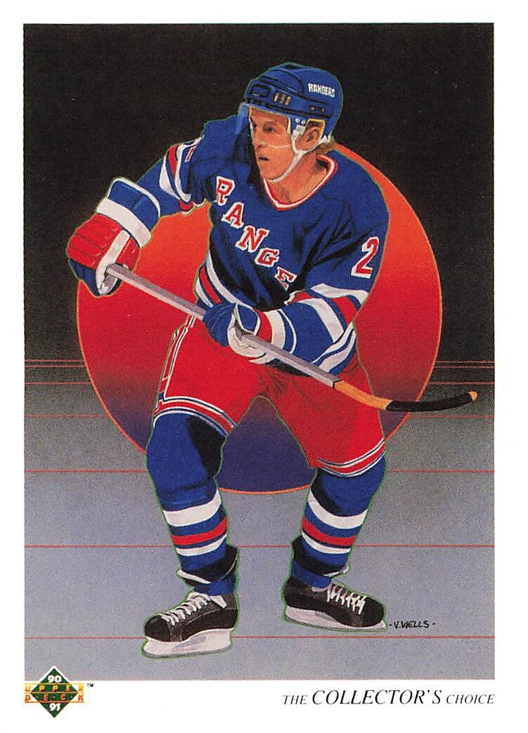 1990 Upper Deck #315 Brian Leetch New York Rangers