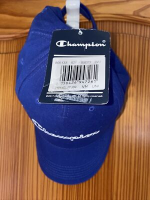 Champion Jungen Kinder Baseball Logo Cap Mütze One Size Jugend Blau