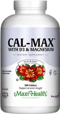 Maxi Health Kosher Cal Max (Calcium Magnesium Complex) with D3 360 Tablets