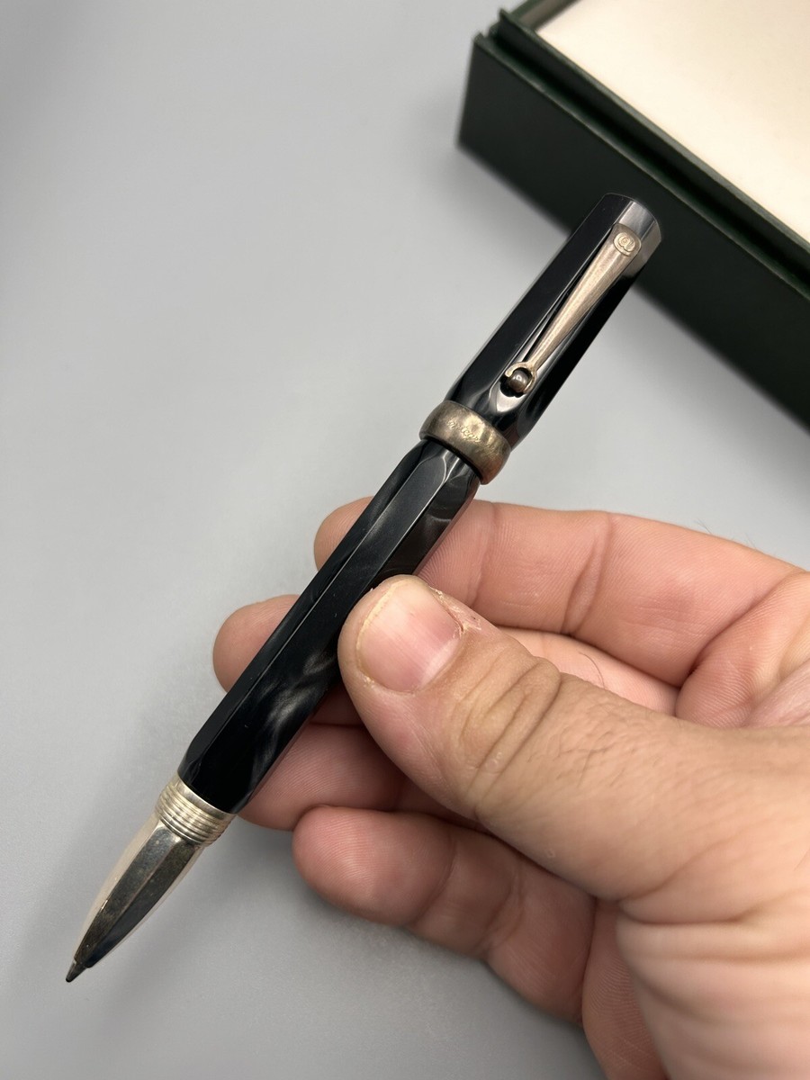 Montegrappa Micra Palm Ballpoint Stylus Charcoal Resin - Near Mint