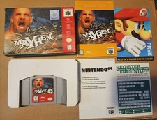 WCW Mayhem Nintendo 64 N64 with Box and Manual
