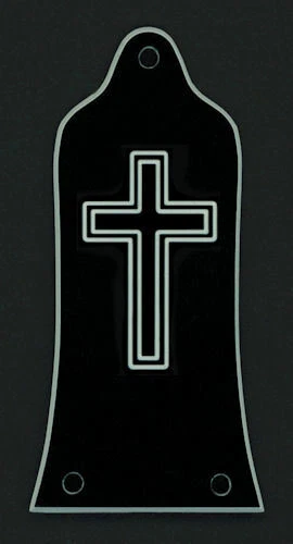 GUITAR TRUSS ROD COVER - Engraved Etched - Fits EPIPHONE EPI - CROSS Faith