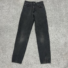 Vtg Levi  s 550 Jeans Size 29x34 Black Orange Tab Relaxed Fit Tapered Leg 90s