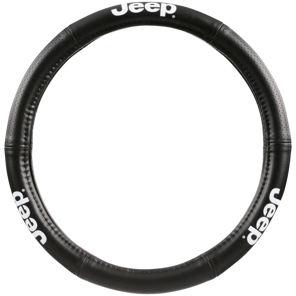 Jeep Grand Cherokee Compass Renegade PU Leather Steering Wheel Cover Universal  - Image 4 of 4