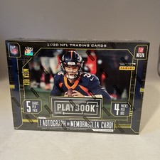 2020 PANINI PLAYBOOK NFL MEGA BOX**1 AUTO or MEMORABILLA CARD Burrow or Herbert*