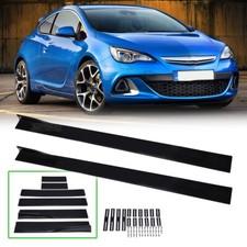 78.7'' Car Side Skirts Extension Rocker Panel Glossy For Vauxhall Astra H J VXR