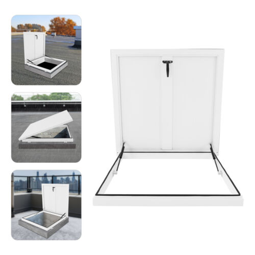 Aluminum Alloy Roof Hatch Roof Access Hatch Roof Security Door Inner 27.5*27.5in - Picture 3 of 18