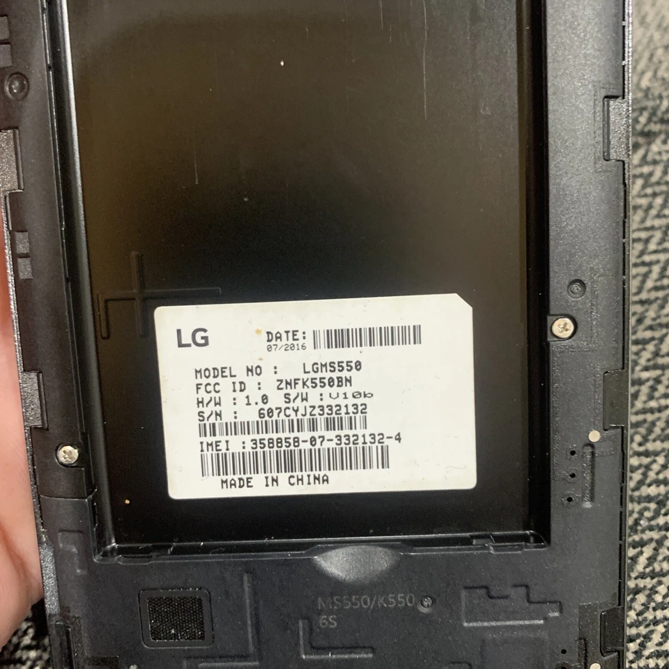 LG Stylo 2 Plus — LGMS550 — черный — смартфон — НА ЗАПЧАСТИ SIM-карта - Изображение 3 из 4