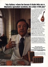 1975 Marantz Speaker System: O Sole Mio Vintage Print Ad
