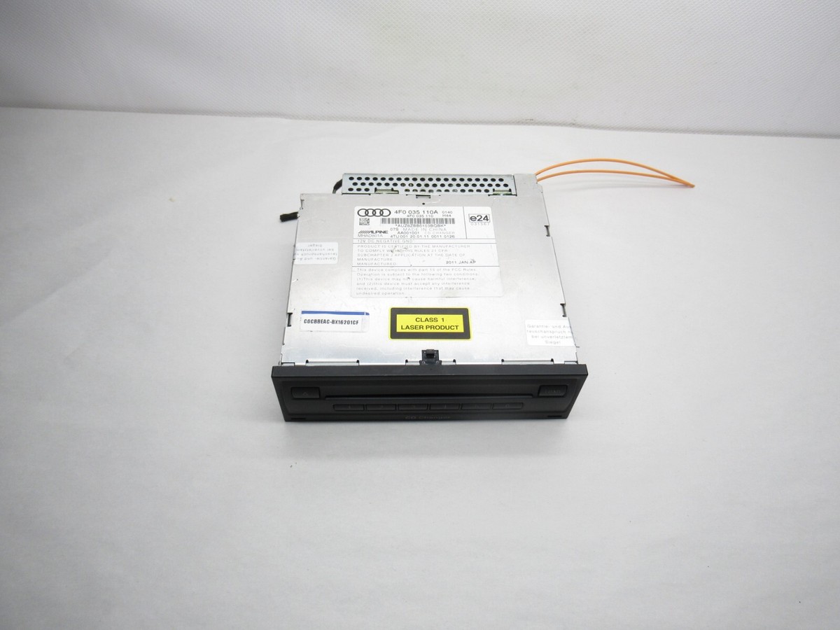 2010-2011 Audi A6 S6 CD Changer Unit 4F0035110A 4F0035110 OEM 4F0