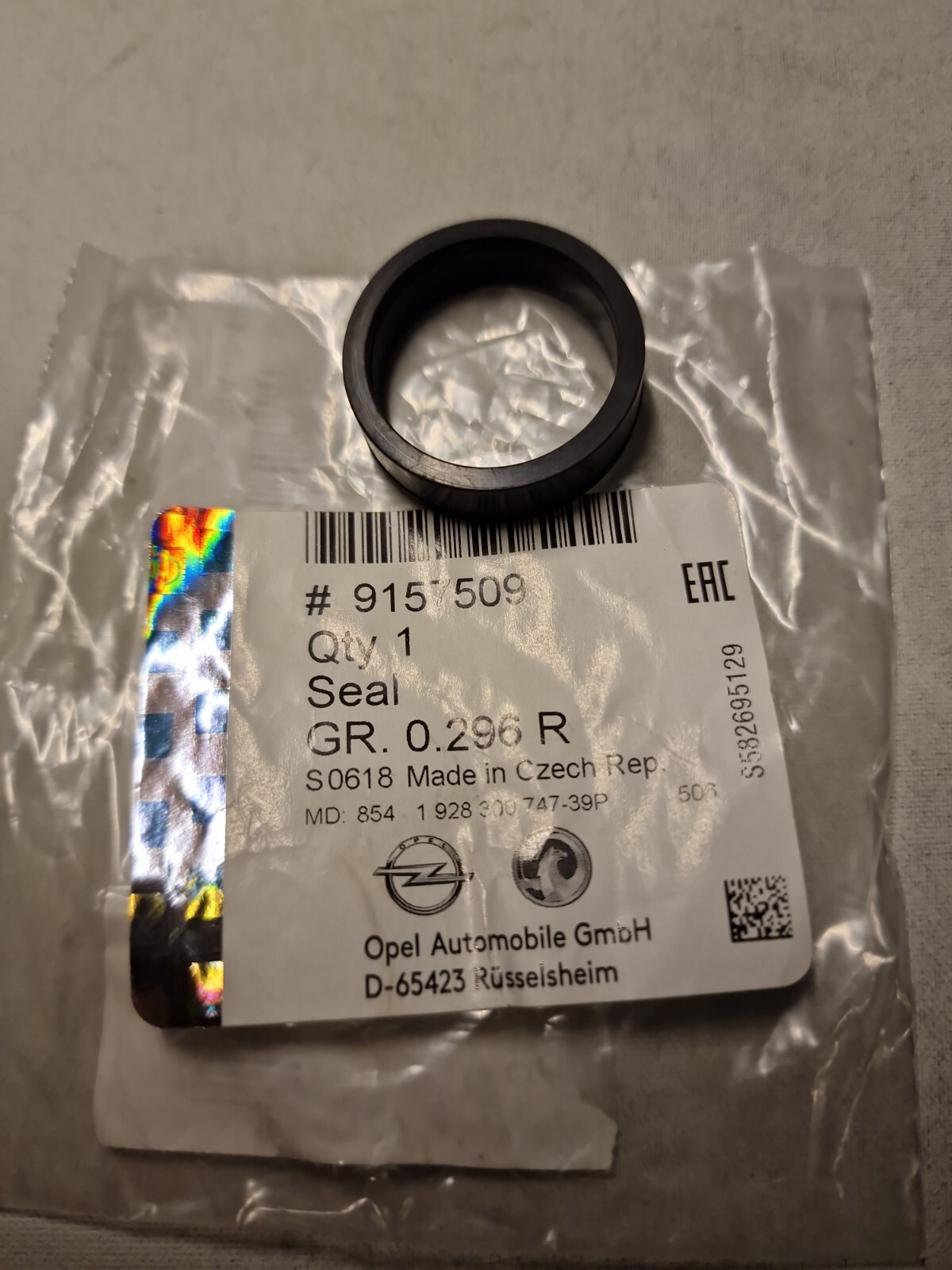 VAUXHALL O-RING - GENUINE NEW - 9157509 | eBay 