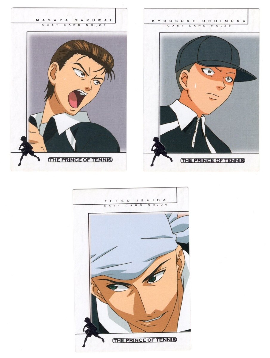 3 pcs NO.79.80.81 trading card vol.2 The prince of tennis anime