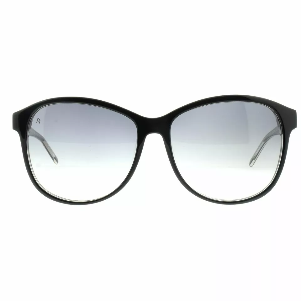 Óculos de sol feminino Rodenstock R3266 A preto quadrado 100% UV cinza esfumaçado lente - Imagem 2 de 4