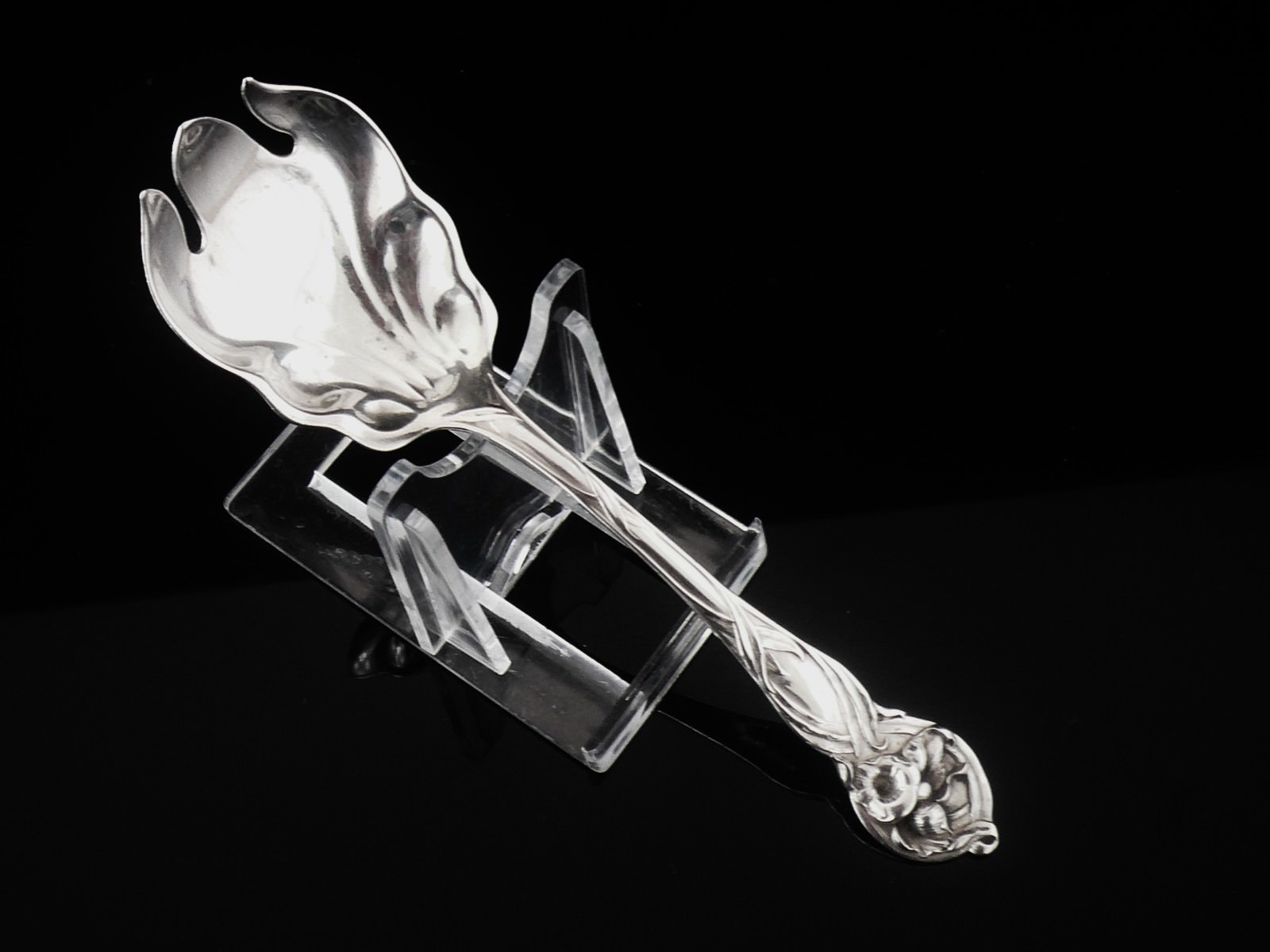 Mechanics Sterling Co Silver Cake Ice Cream Spork c.1900